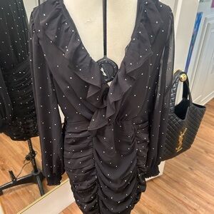 Black Sequin Dress